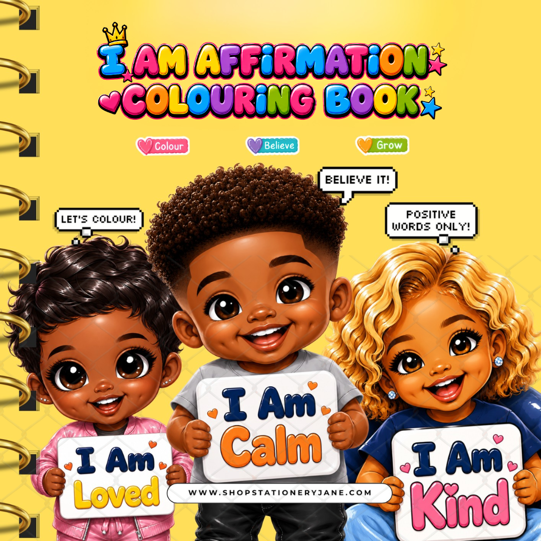 I Am Affirmation Colouring Book