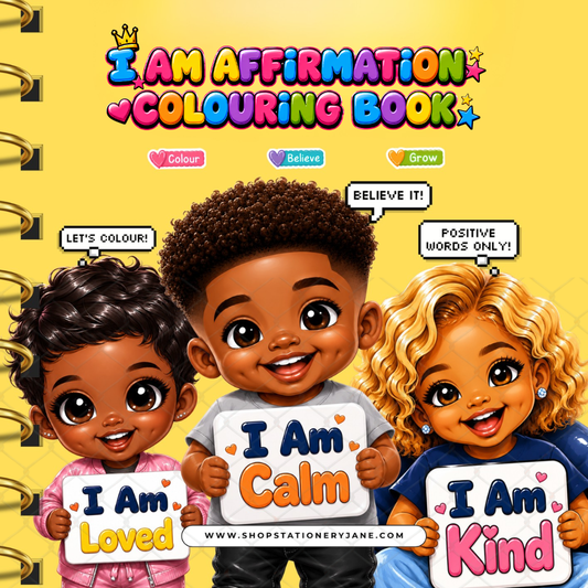 I Am Affirmation Colouring Book